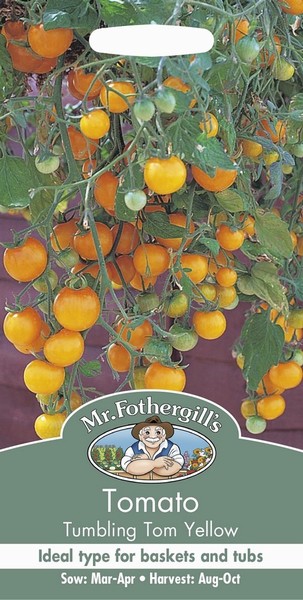 SEEDS – TOMATO – TUMBLING TOM YELLOW