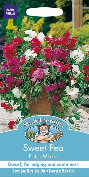 SEEDS – SWEETG PEA – PATIO MIX