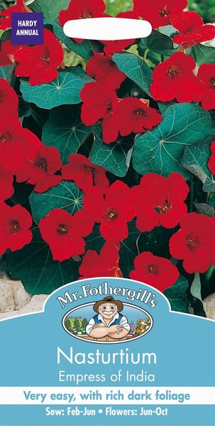 SEEDS – NASTURTIUM – EMPRESS OF INDIA