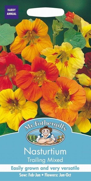 SEEDS – NASTURTIUM – TRAILING MIX