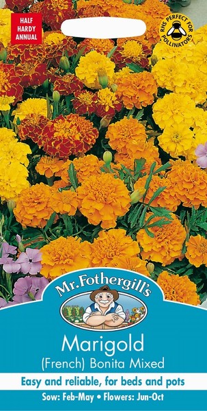 SEEDS – MARIGOLD – (FRENCH) BONITA MIX