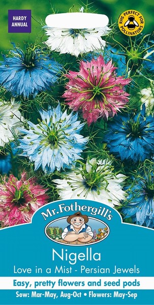 SEEDS – NIGELLA – LOVE IN A MIST PERSIAN JEWELS