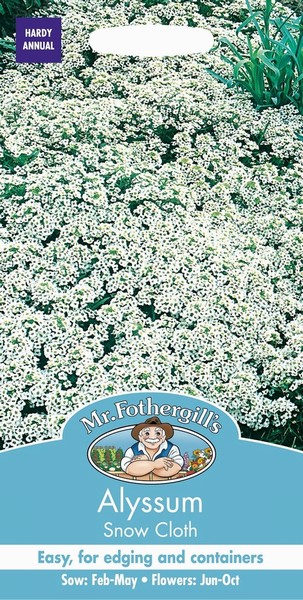 SEEDS – ALYSSUM – SNOW CLOTH