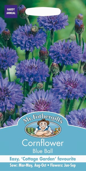 SEEDS – CORNFLOWER – BLUE BALL