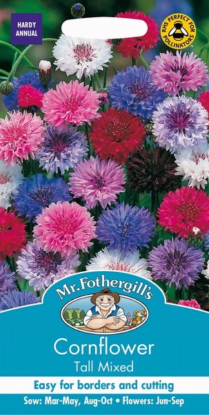 SEEDS – CORNFLOWER – TALL MIX