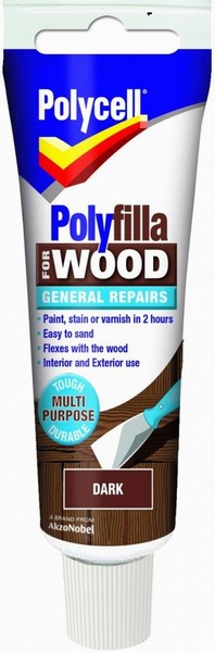 POLYFILLA WOODFILLER TUBE DARK 75GM*