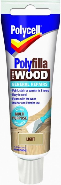 POLYFILLA WOODFILLER TUBE LIGHT 75GM