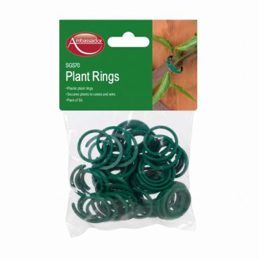 PLANT RINGS PLASTIC PK50