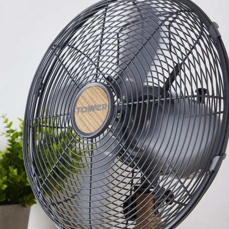 Tower - Scandi Grey Desk Fan 12" - Image 3