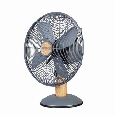 Tower – Scandi Grey Desk Fan 12″