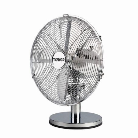 Tower - Metal Desk Fan 12"