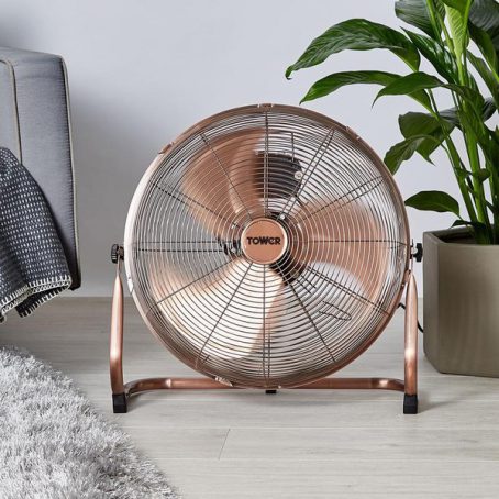 Tower - Copper High Velocity Floor Fan 18" - Image 2