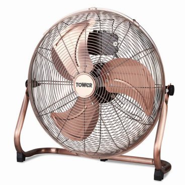 Tower – Copper High Velocity Floor Fan 18″