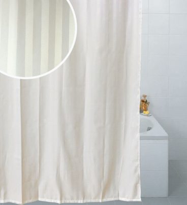 BlueCanyon – Shower Curtain Polyester – Satin Stripe