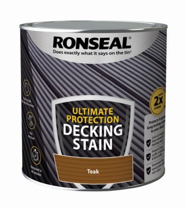 RON DECKING STAIN ULTIMATE RICH TEAK 2.5L
