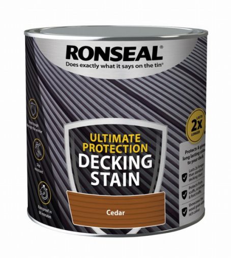 Ronseal Ultimate Decking Stain - Cedar 2.5L