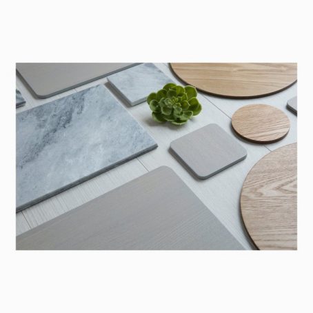 COASTERS GREY VENEER PK4 - Image 2