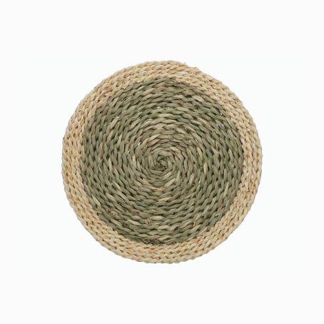 PLACEMATS NATURAL WOVEN GRASS PK2