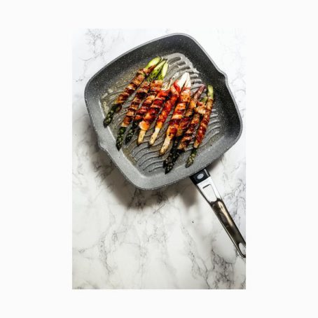 GRILL PAN CAST ALUMINIUM 28CM - Image 2