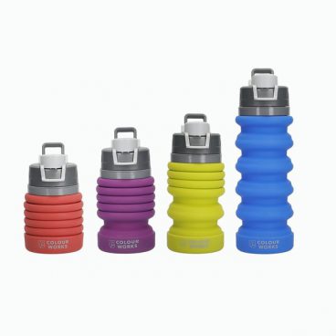 COLOURWORKS COLLAPSIBLE SILICONE BOTTLE 550ML