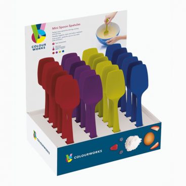 COLOURWORKS SILICONE MINI SPOON SPATULA 20CM