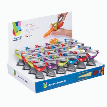 COLOURWORKS SILICONE PEELER & JULIENNE SLICER