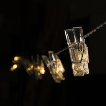 Konstsmide – LED Card Hanging Peg Clips Pack of 12