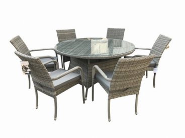 RATTAN TUSCANY TABLE 6 CHAIRS SET (2023)