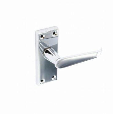 HANDLES LATCH CHROME FLAT 115MM (PAIR)