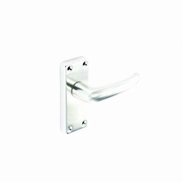 HANDLES LATCH ALUMINIUM BRIGHT 85MM (PAIR)