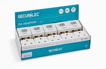 Securlec – Fused Adaptor- 2Way 13Amp