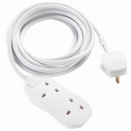 Masterplug - Extention Lead - 2Gang 5Metre 13Amp