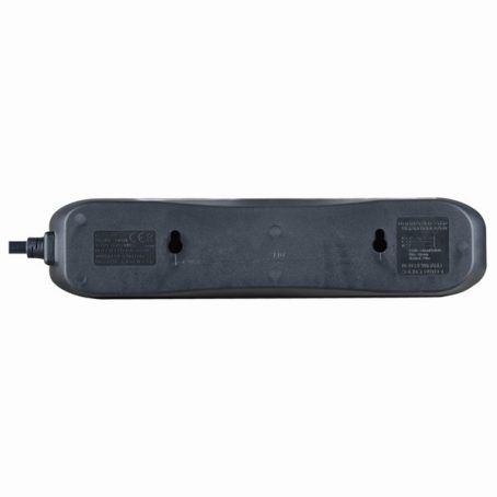 Masterplug - Black Extention Lead - 4Gang 2Metre 13Amp - Image 2