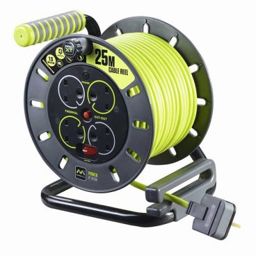 Masterplug – ProXT Cassette Extension Reel – 4Gang 25Metre 13Amp