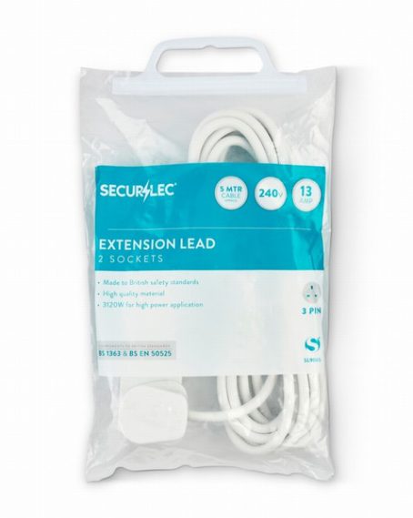 EXTENSION LEAD 2GANG 5M 13A - Image 2