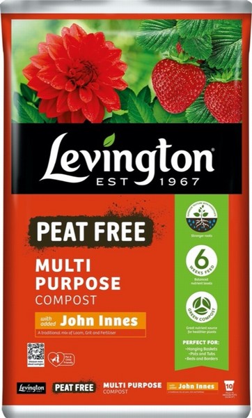 Levington – Multi Purpose Peat Free Compost