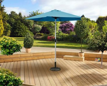 Pagoda – Crank & Tilt Parasol Sky Blue 2.5m