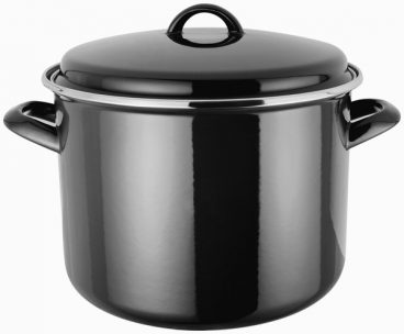 JH45 STOCKPOT BLACK 7.8L 24CM