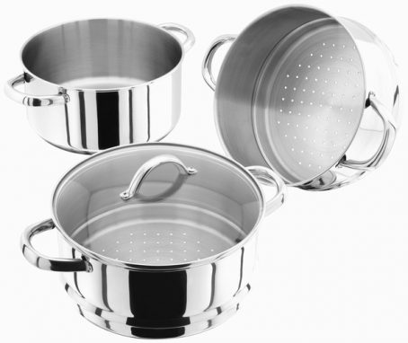 Judge - Stainless Steel Three Piece Steamer 22cm