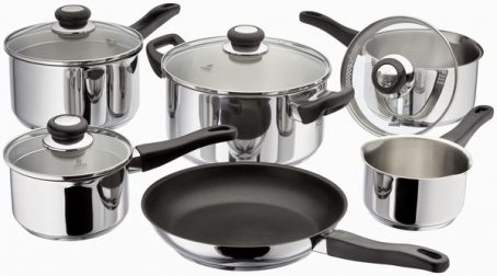Judge - Vista Draining Saucepan Set of 5
