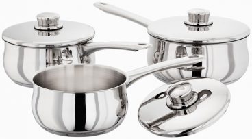 Stellar – 5000 Stainless Stain Saucepan Set of 5