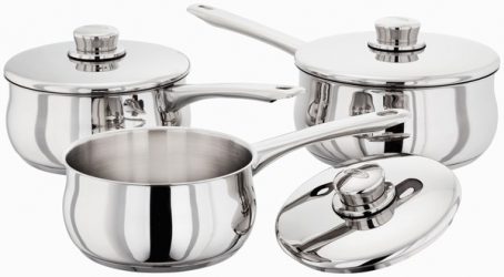 Stellar - 5000 Stainless Stain Saucepan Set of 5