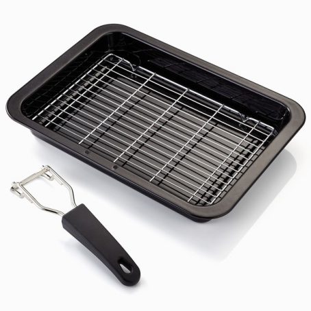 GRILL PAN & RACK LARGE 39X25X5CM