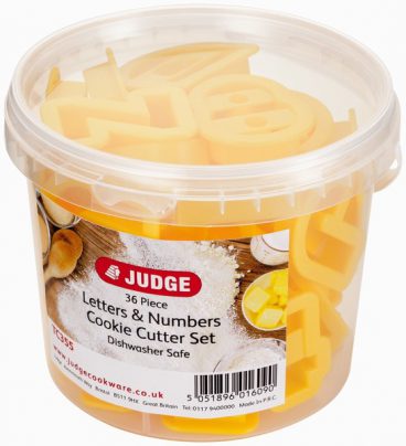Judge – Letters & Numbers Cookie Cutter Set