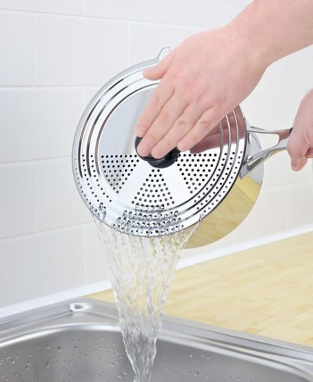 JUDGE DRAINING LID UNIVERSAL (16IN-22CM)