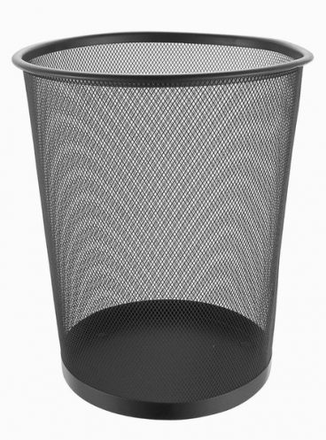 BlueCanyon – Waste Bin Metal Mesh Black 16L