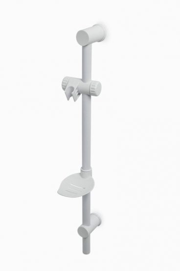 BlueCanyon – Shower Riser Rail Freeway – White