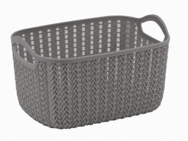 BlueCanyon – Lace Storage Basket 4L – Grey