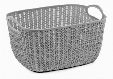 BlueCanyon – Lace Storage Basket 9L – Grey