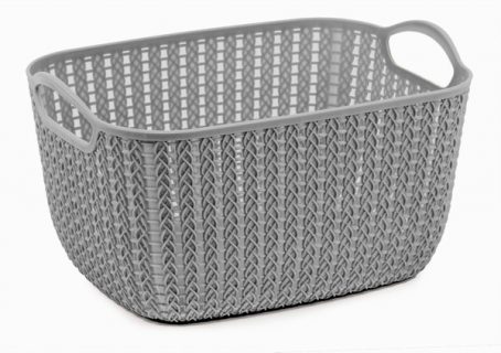 BlueCanyon - Lace Storage Basket 9L - Grey